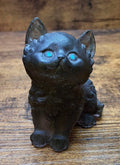 Brown Baby Cat Resin Figurine