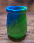 Green & Blue Decorative Resin Jar