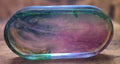 Light Red, Light Pink & Light Blue Oval Tray