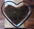 Black & Green Swirl Heart Tray