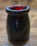 Very Dark Red Decorative Resin Jar
