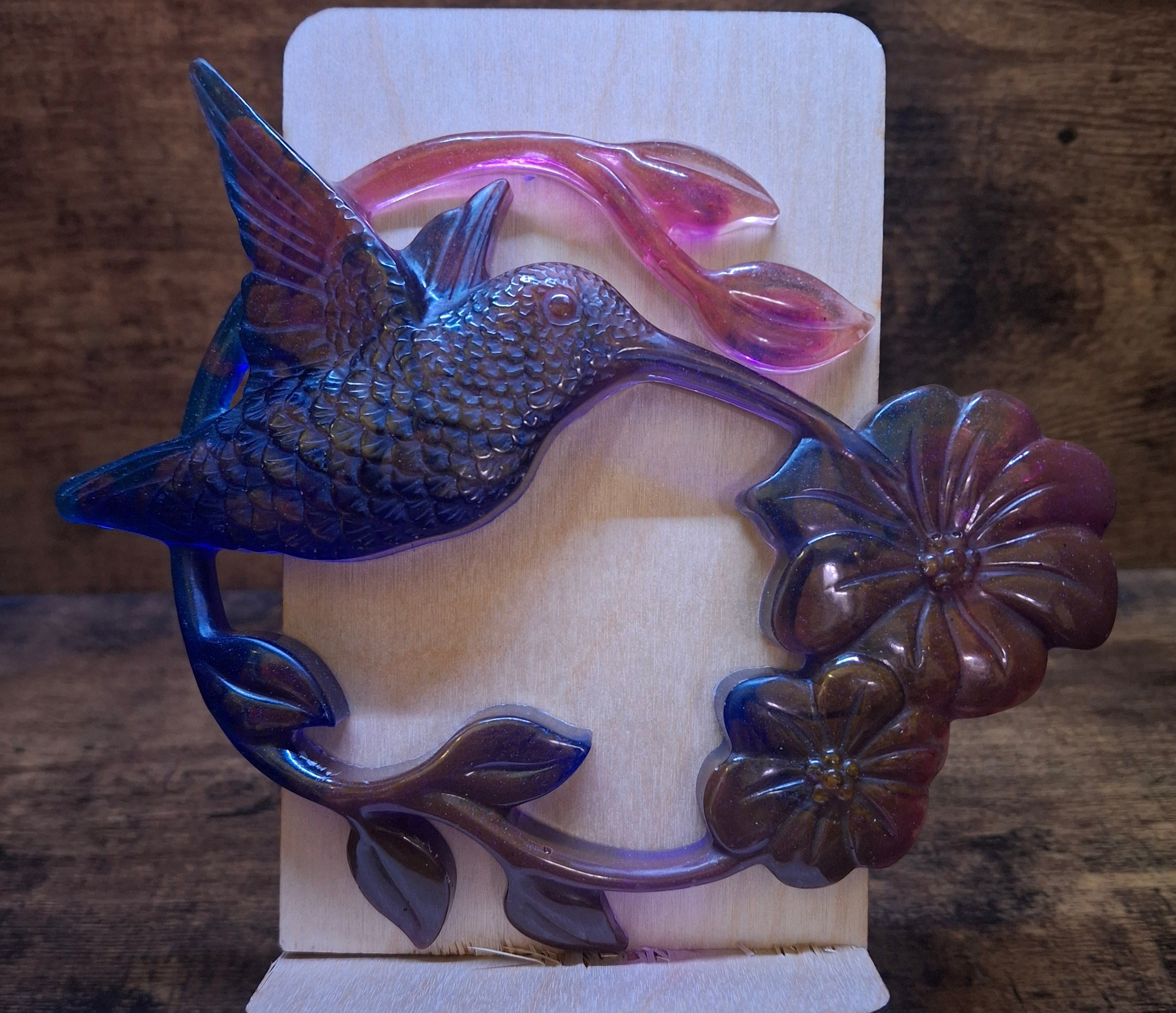 Pink & Purple Hummingbird