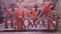 Orange Happy Halloween Sign