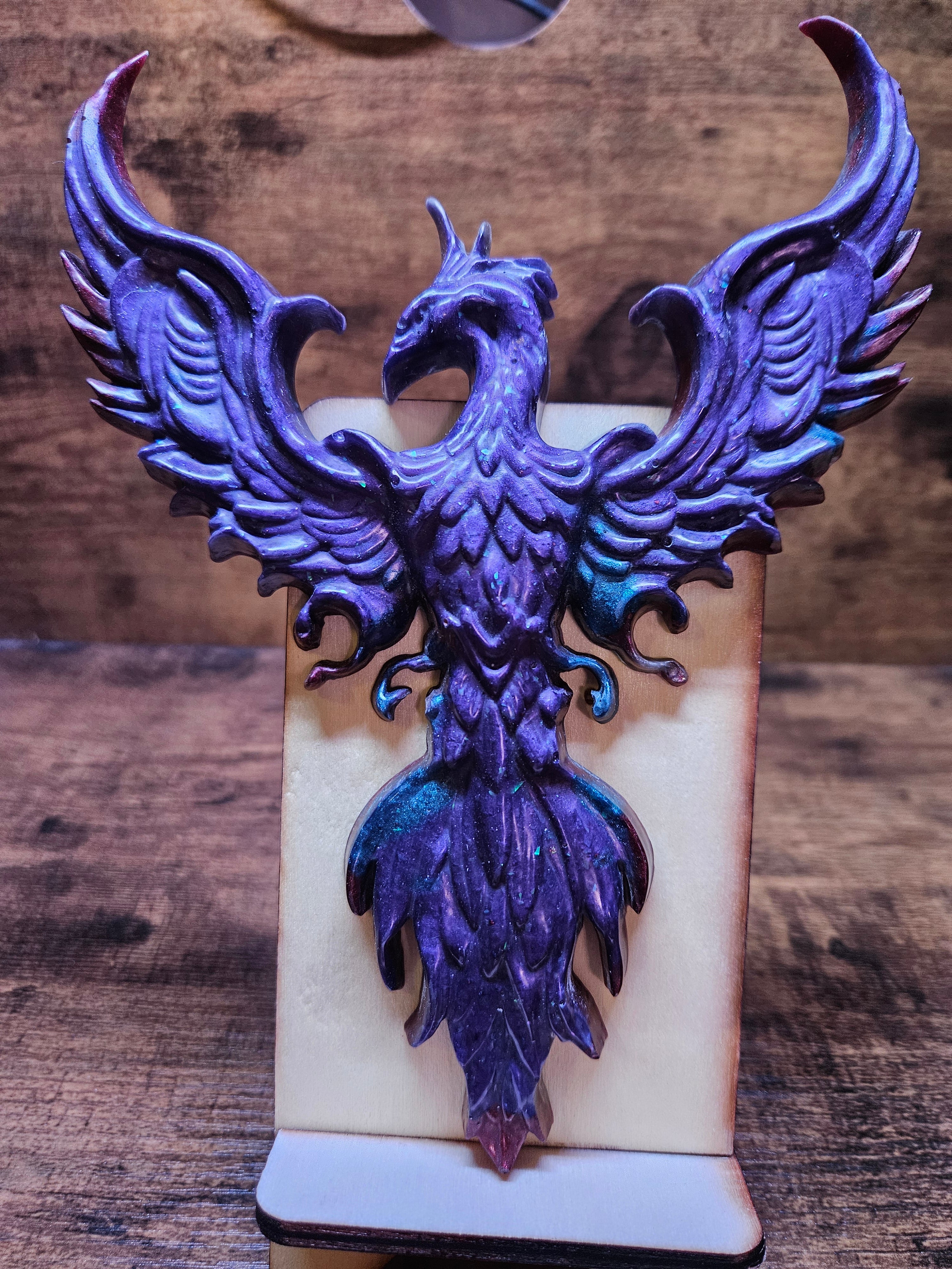 Purple, Blue & Green Phoenix