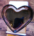 Black & Green Swirl Heart Tray