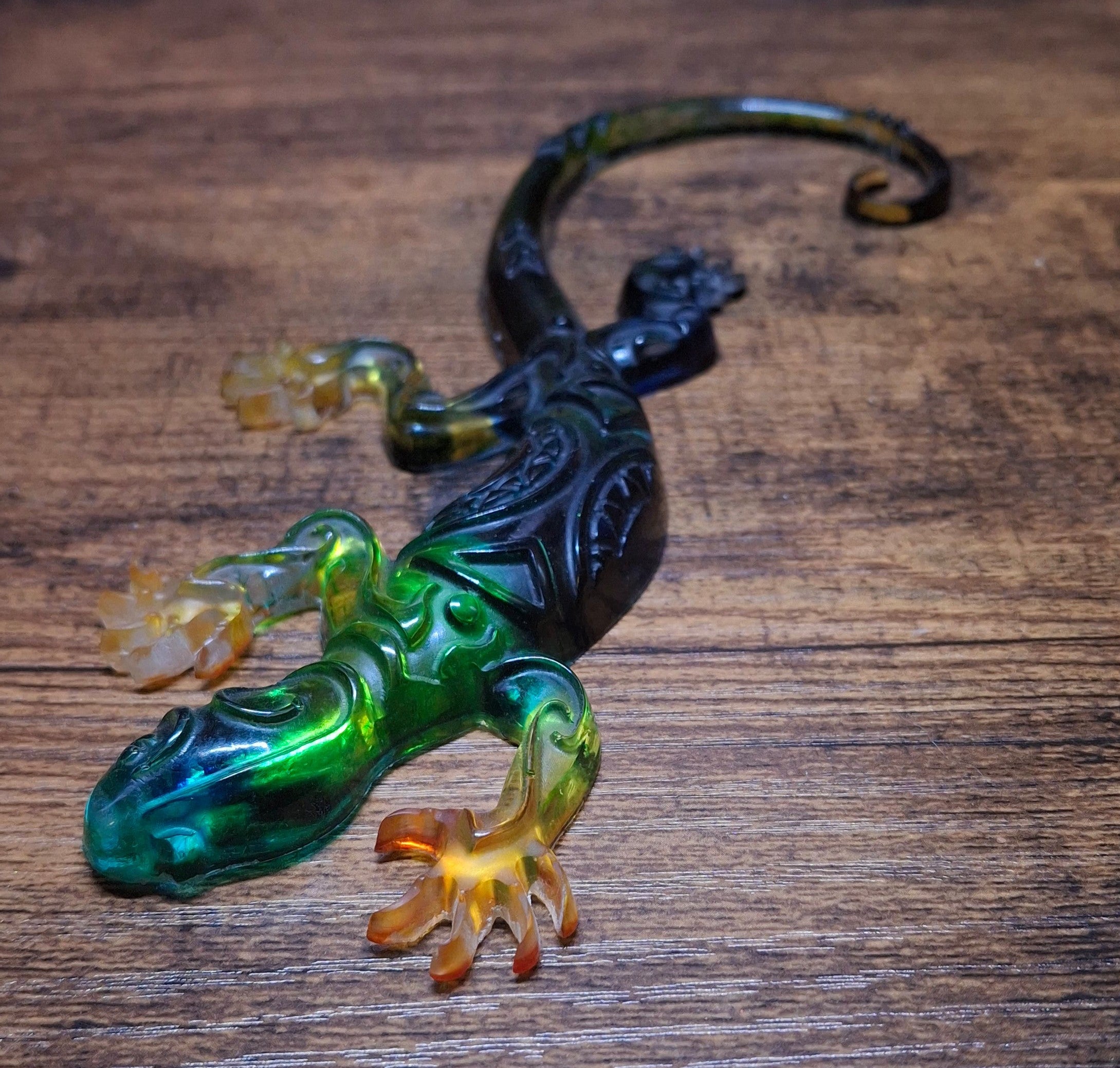 Green, Yellow & Blue Gecko