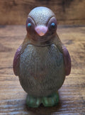 Gold & Purple Resin Penguin Figurine